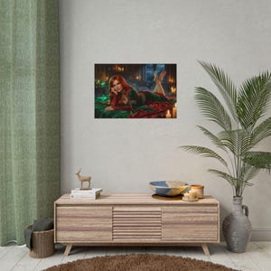 Triss Merigold Poster, The Witcher Wall Art, Fantasy Poster, Gamer Gift image 4