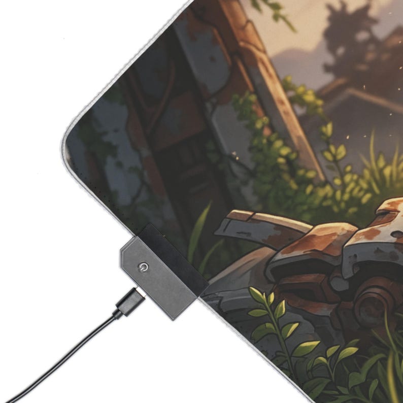 Aloy Desk Mat LED RGB, Horizon Mouse Pad, Gaming Desk Setup, Large Mousepad, RGB Desk Mat, Gift for Gamer image 6