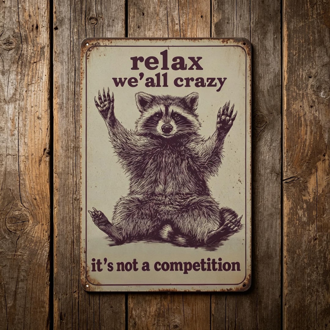Vintage Metal Sign for Man Cave – 8x12 Inch Retro Tin Sign for Garage ...