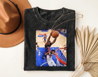 Camiseta vintage de baloncesto de Mitch R y Joel E, camiseta con meme de baloncesto de la NBA, camiseta para aficionados al deporte, regalo para aficionados.