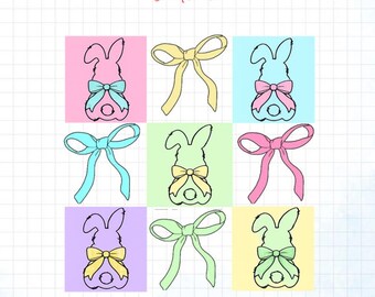 Kratkowana Wielkanocna Kokietka PNG, Wielkanocny Zajączek PNG, Wesołych Świąt Wielkanocnych Retro PNG, Różowa Wielkanoc PNG, Dziewczęca Wielkanoc PNG, Preppy Królik Uroczy Wielkanoc PNG