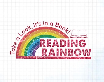 Tęcza do czytania png, Docenianie nauczyciela png, Bibliotekarz retro png, Szkoła tęczy retro png, Prezent dla miłośnika książek, Mól książkowy png, LGBT png