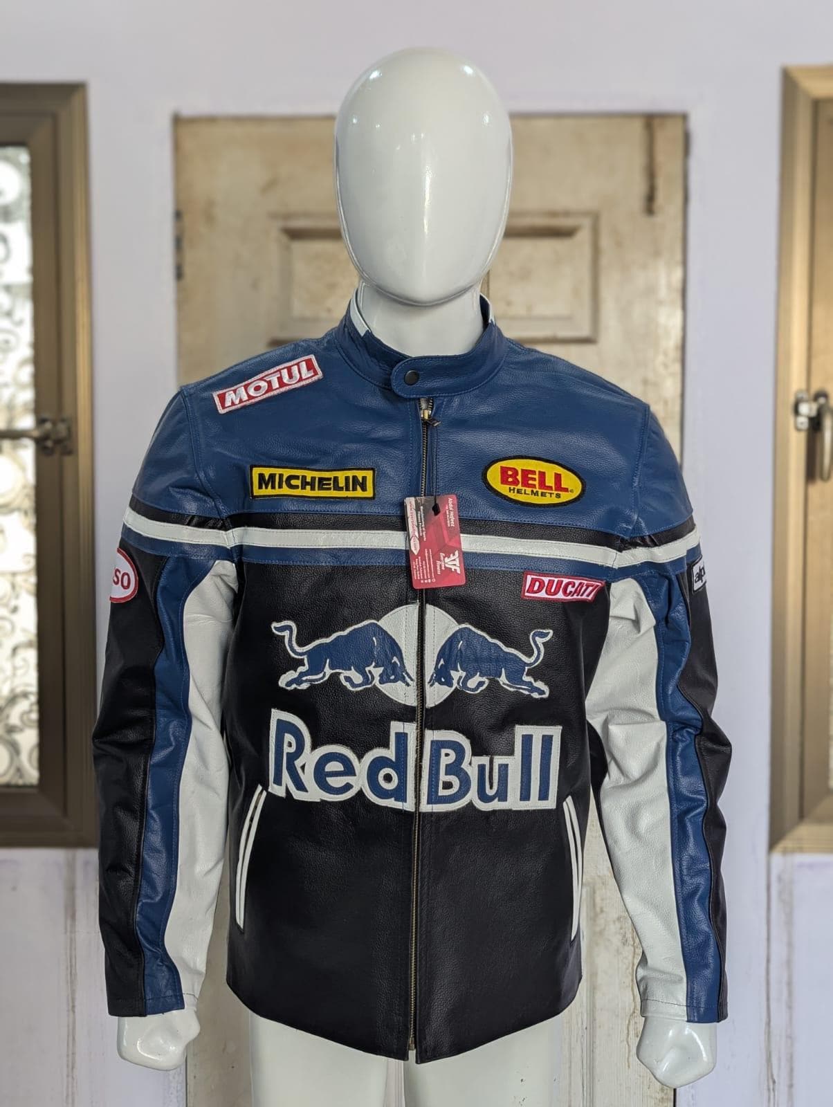 Red bull leather racing jacket - Etsy 日本
