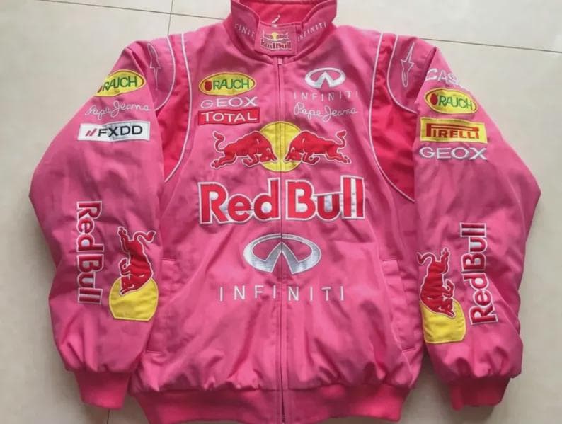 Ferrari フェラーリ レザージャケット 未使用 M ピンク×ホワイト Ferrari フェラーリ レザージャケット 未使用 M ピンク×ホワイト