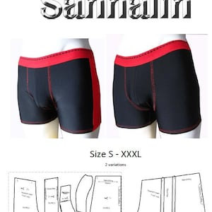 Patroon/mannen boxer/ pattern men boxer PATR02 image 2