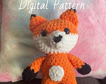 Lo-Sew Amigurumi Fuchs Muster, Häkel Fuchs Stofftier Muster Nur