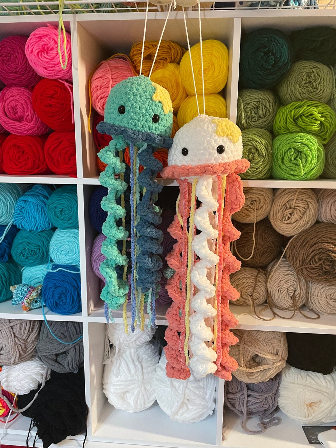 Jezebelle the Jellyfish Crochet Amigurumi PATTERN, Jezebelle the