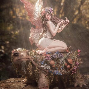 Fantasy – Ancient Turtle Guardian (Reefward Colossus) | Sovereign STL Statue | 3D Print Model | Digital STL File