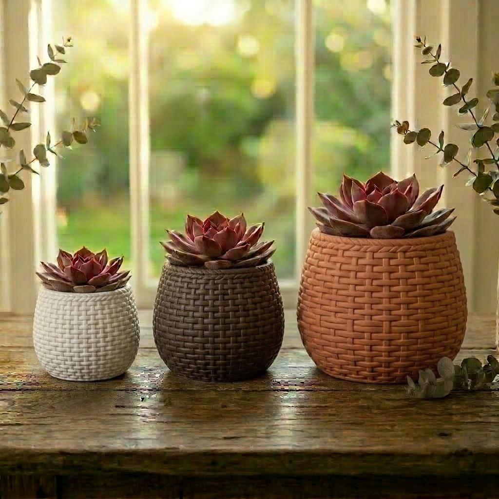 Rattan Cactus - Etsy