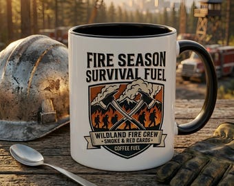 Wildland Firefighter-mugg, Fire Season-kaffekopp för hotshot-besättningar