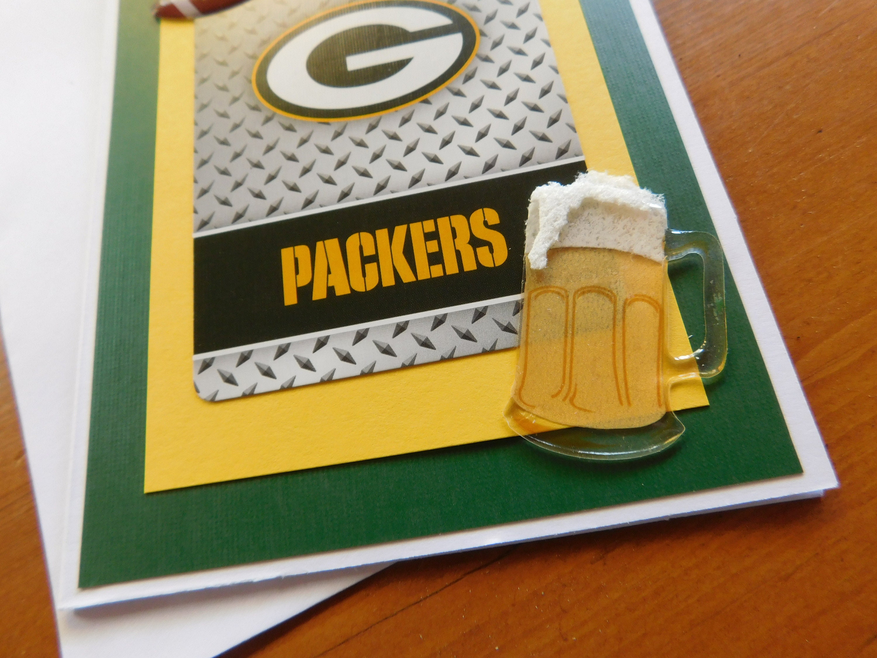 Green Bay Packers Birthday Card Packers Birthday Card Etsy