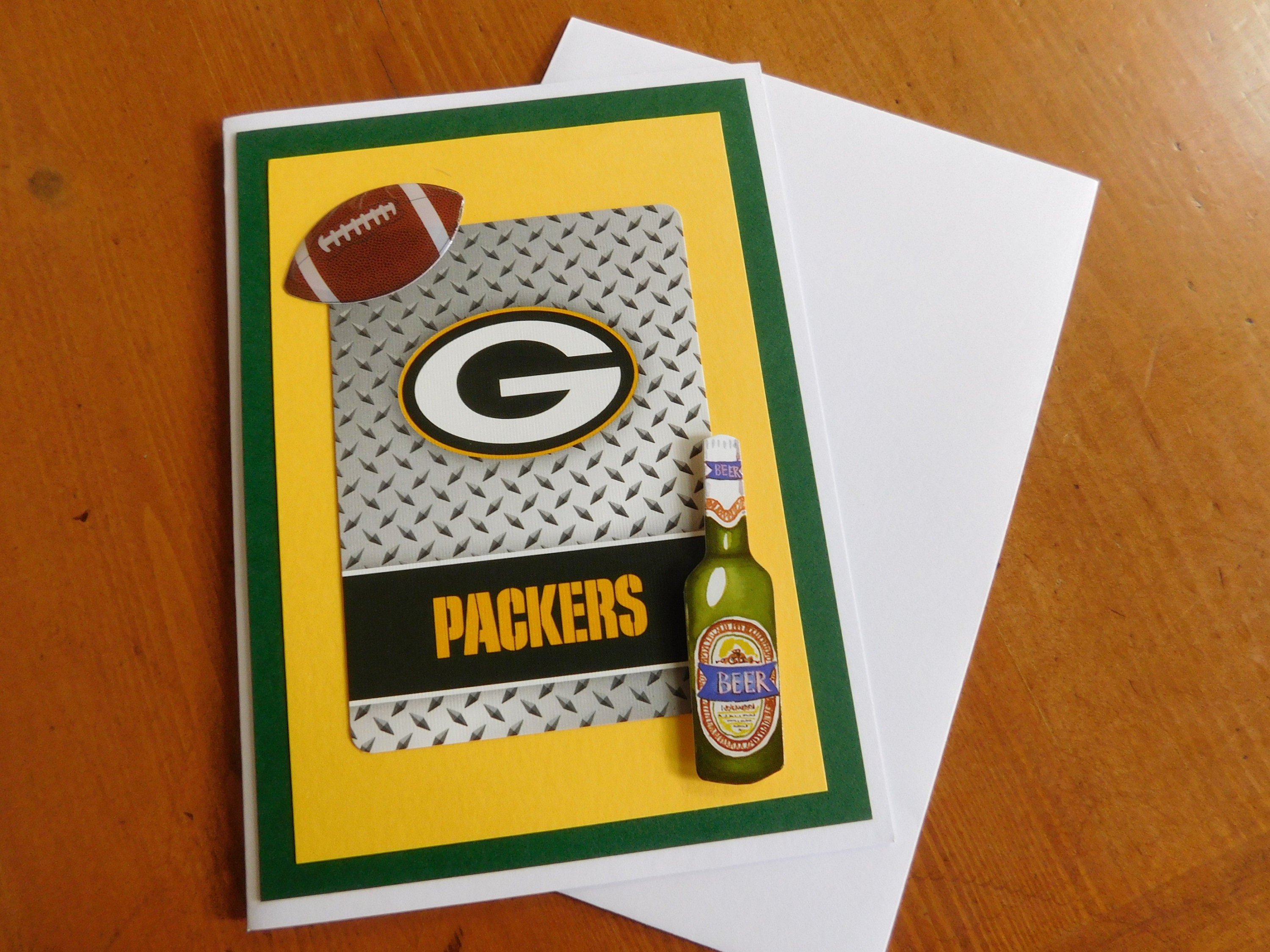 Green Bay Packers Birthday Card Packers Birthday Card | Etsy