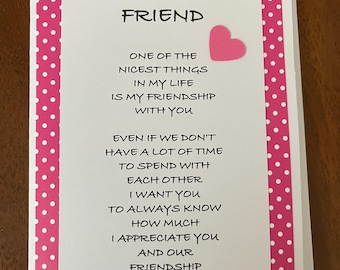 Tarjeta de amigo especial, tarjeta de cumpleaños para un amigo, tarjeta para el mejor amigo, tarjeta para un amigo, tarjeta de amistad, tarjeta para el mejor amigo