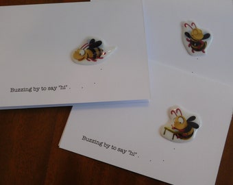 Bee note cards,  bee cards, bee Note Cards, bee  note cards, Bee card, bee, note cards