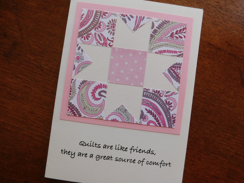 Quilting Friend Quilting Card Quilt Greeting Card Quilter - Etsy