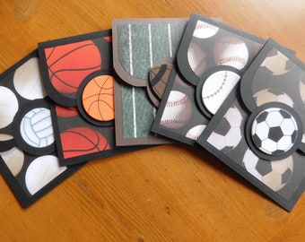 Sports Gift Card Holder: Handmade Money Card for Athletes