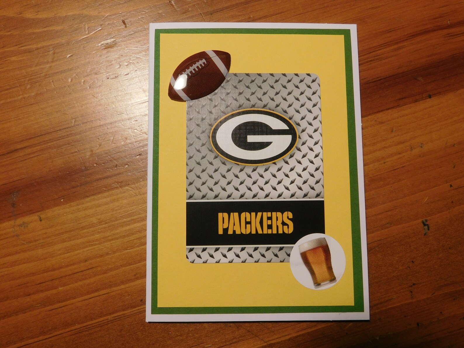 Green Bay Packers Birthday Card Packers Birthday Card Etsy