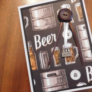 Bierwenskaart, bierkaart, bierverjaardagskaart, kaart voor bier, bierfeestkaart, bier Six Pack, biercharmekaart, bieruitnodigingskaart