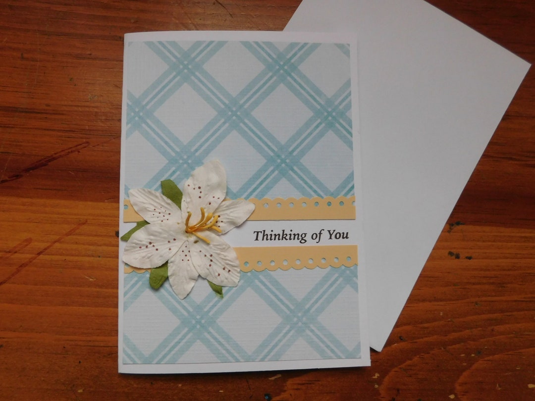 Thinking of You Flower Card, Thinking of You Card, Any Occasion Card
