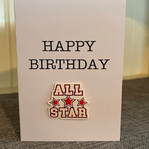 Carte d'anniversaire sport, carte numéro 1, carte d'anniversaire toutes les étoiles, toutes les étoiles, carte d'anniversaire numéro un, carte d'anniversaire numéro un pour enfants, toutes les étoiles