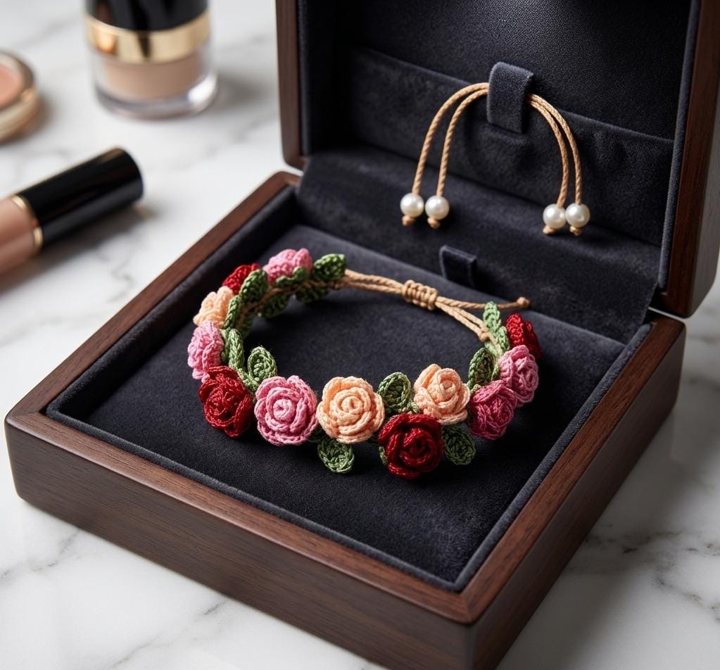Flower bracelet - Etsy 日本