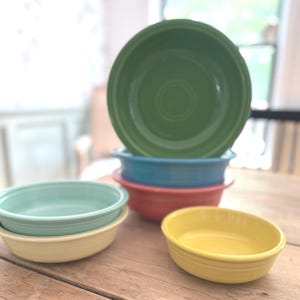 Vintage FiestaWare Homer Laughlin Bowls Large Med Small