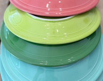Vintage Fiesta Ware Homer Laughlin Dinner Plates