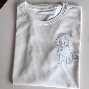 Personalisiertes Sweatshirt mit Foto Stickerei, Line Art Portrait, Custom Foto Pullover, Paar Geschenk, Jahrestag Geschenk image 6