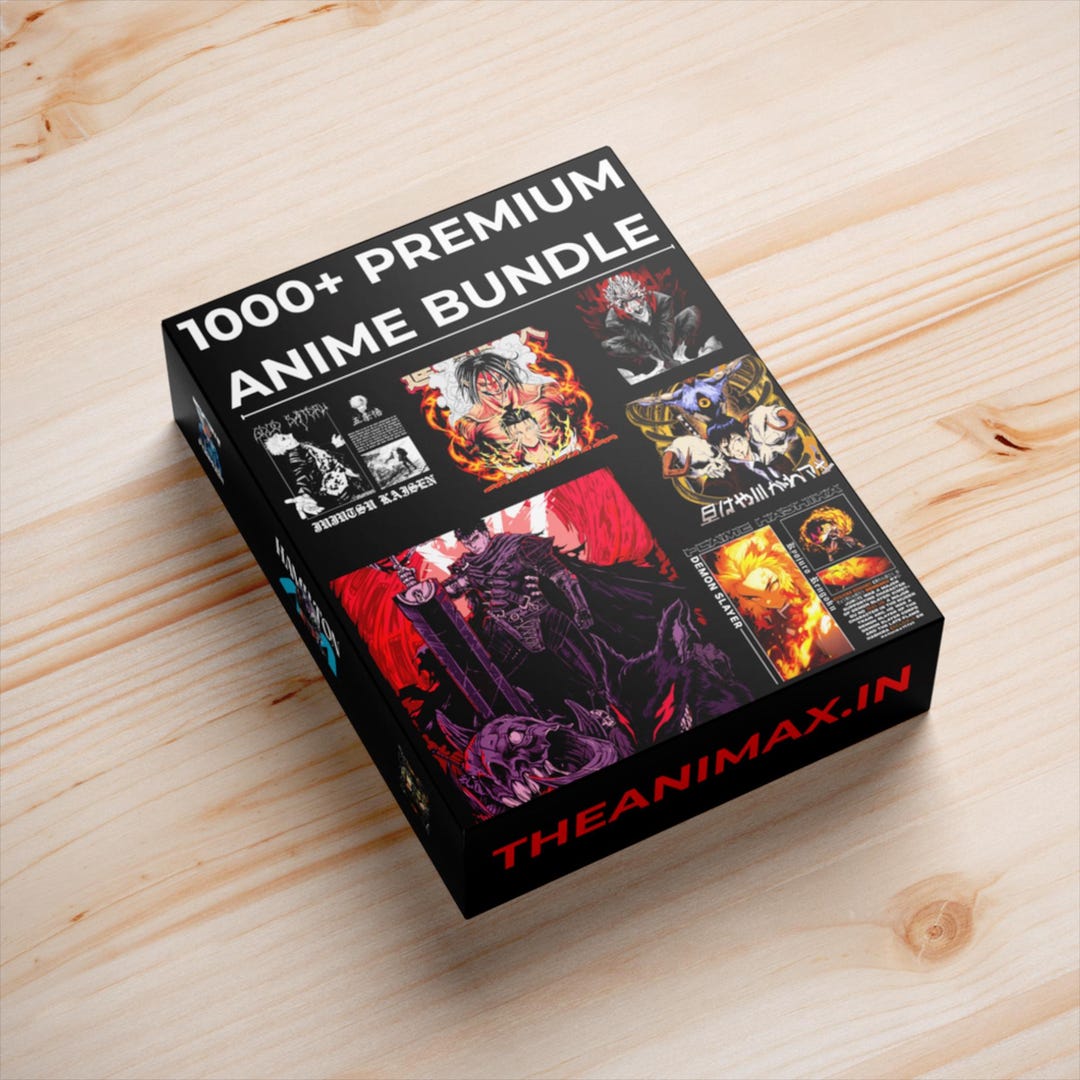 1000+ New Anime Designs Bundle - Etsy