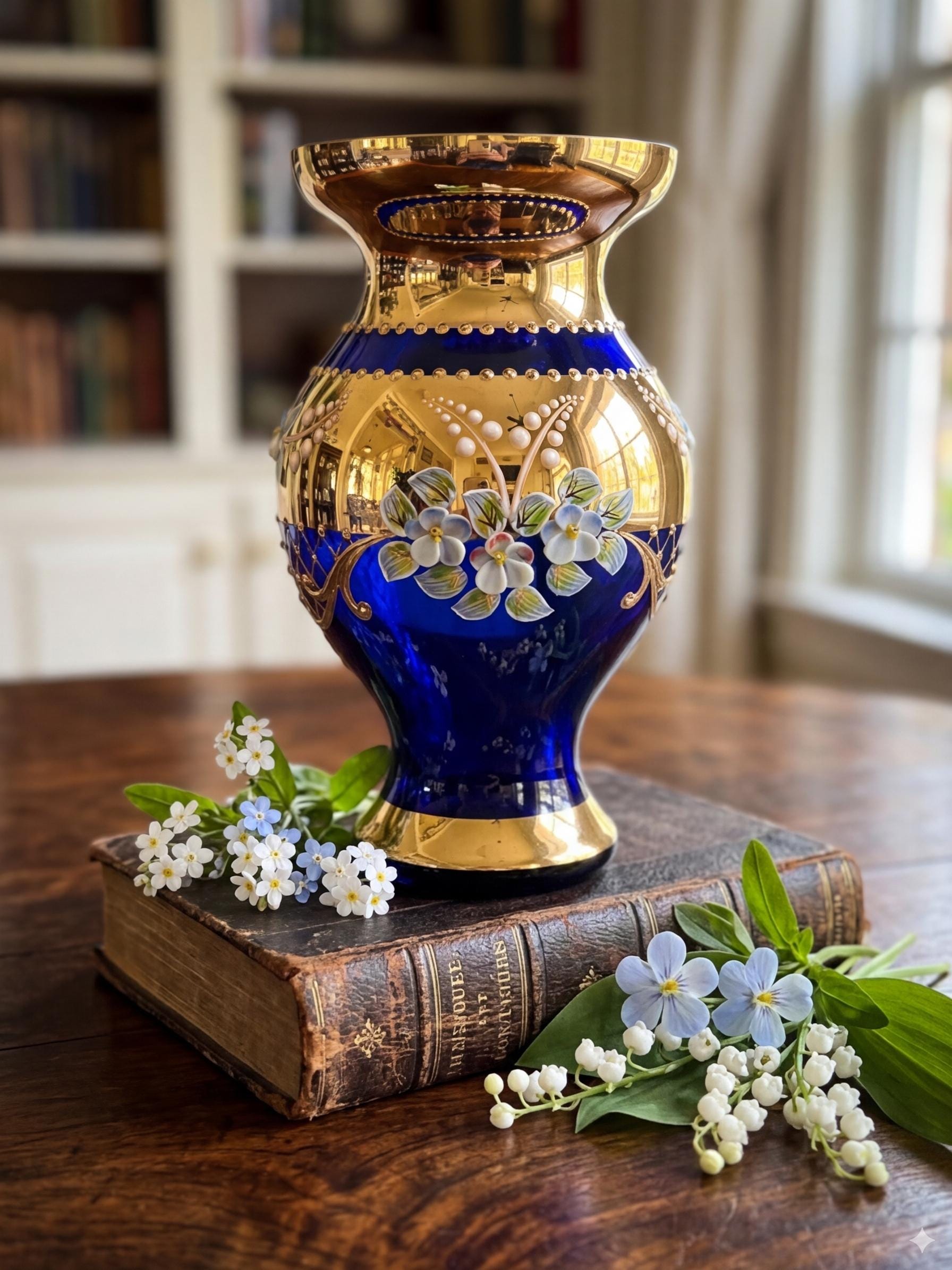 24 K Gold Murano Vase - Etsy