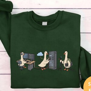 Software Engineer Hoodie | Silly Goose Sweatshirt | Funny Programmer Hoodie | Coding Meme Hoodie | Gift for Developer | Tech Nerd Pullover