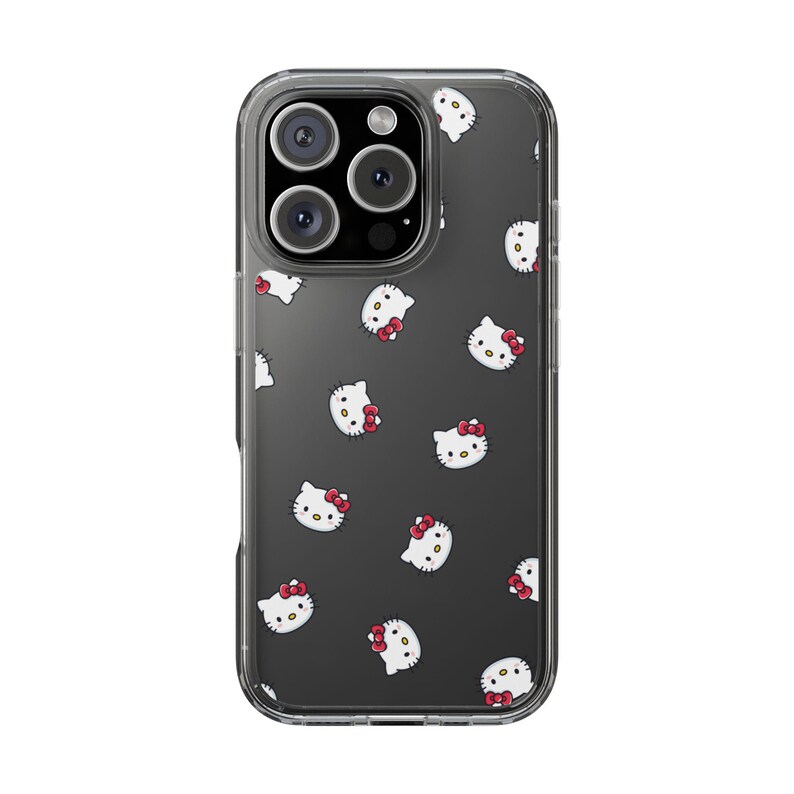 Hello Kitty Pattern Clear Case | Phone Case, Transparent Cover image 12