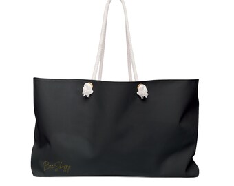 Black Oversized Tote Bag