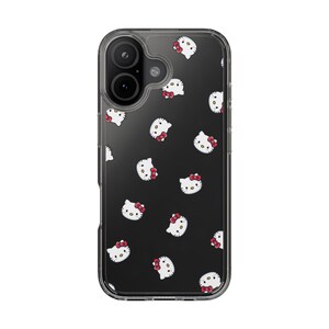 Hello Kitty Pattern Clear Case | Phone Case, Transparent Cover image 19