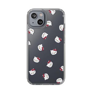 Hello Kitty Pattern Clear Case | Phone Case, Transparent Cover image 16