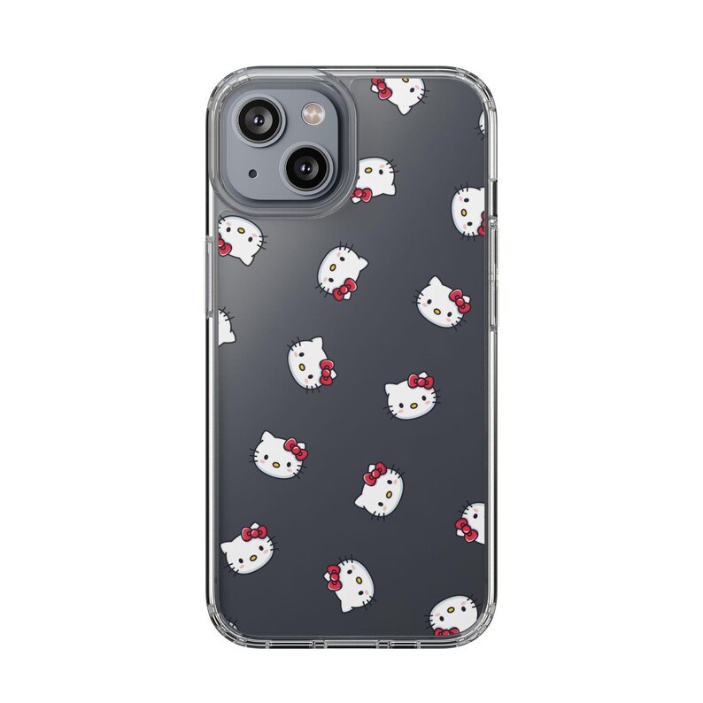 Hello Kitty Pattern Clear Case | Phone Case, Transparent Cover image 16
