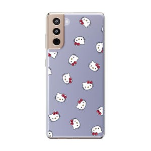 Hello Kitty Pattern Clear Case | Phone Case, Transparent Cover image 5