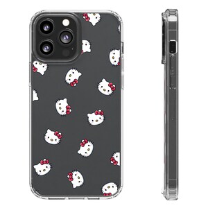 Hello Kitty Pattern Clear Case | Phone Case, Transparent Cover image 9