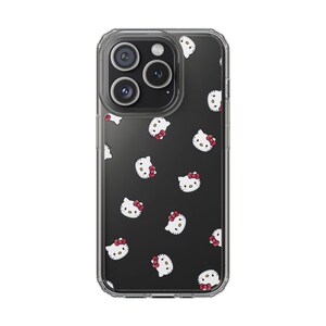 Hello Kitty Pattern Clear Case | Phone Case, Transparent Cover image 14