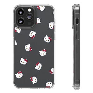 Hello Kitty Pattern Clear Case | Phone Case, Transparent Cover image 10