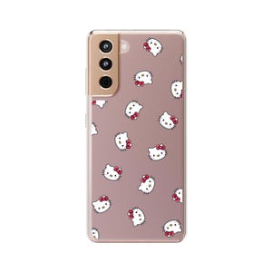 Hello Kitty Pattern Clear Case | Phone Case, Transparent Cover image 3