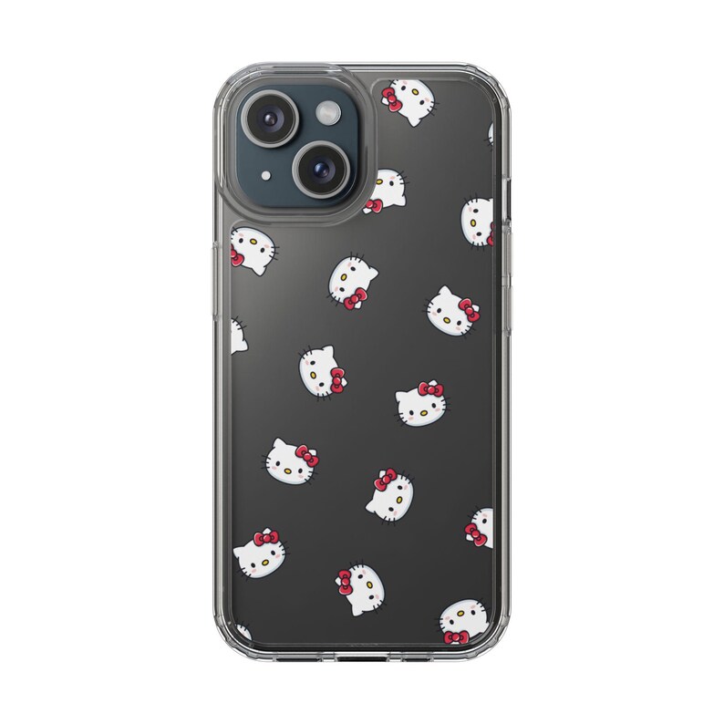Hello Kitty Pattern Clear Case | Phone Case, Transparent Cover image 13