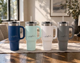 joyful 40oz Travel Mug | Insulated Stainless Steel Tumbler