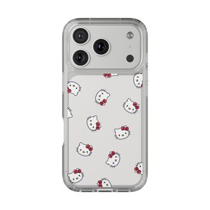 Hello Kitty Pattern Clear Case | Phone Case, Transparent Cover image 20