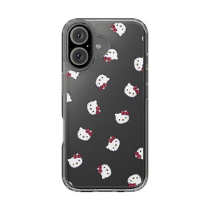Hello Kitty Pattern Clear Case | Phone Case, Transparent Cover image 11