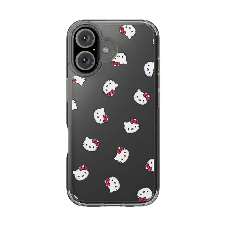Hello Kitty Pattern Clear Case | Phone Case, Transparent Cover image 11