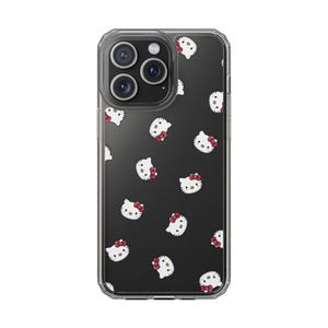 Hello Kitty Pattern Clear Case | Phone Case, Transparent Cover image 15