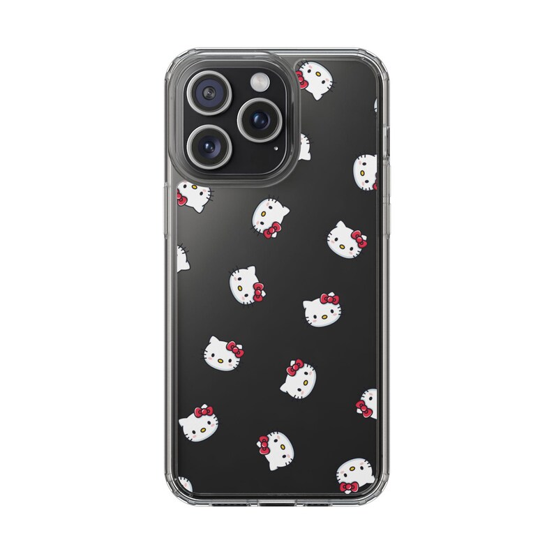 Hello Kitty Pattern Clear Case | Phone Case, Transparent Cover image 15