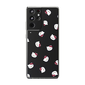 Hello Kitty Pattern Clear Case | Phone Case, Transparent Cover image 8