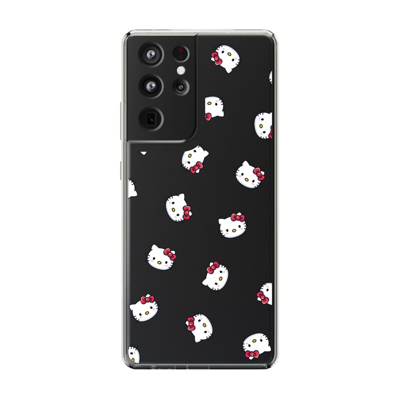 Hello Kitty Pattern Clear Case | Phone Case, Transparent Cover image 8